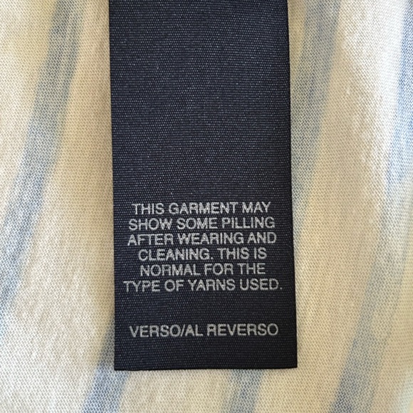 Tommy Hilfiger Striped Pullover Mini Dress Side Pockets Drawstring Waist Medium - Picture 9 of 9